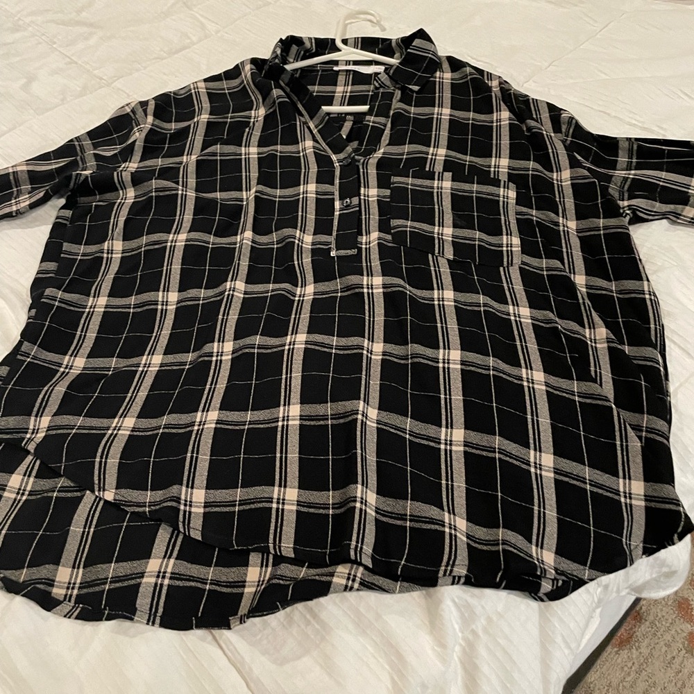 Lush plaid top